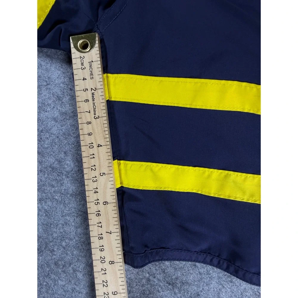 Knights Apparel Michigan Wolverines Swim Trunks Mens LG Navy Blue Board Shorts